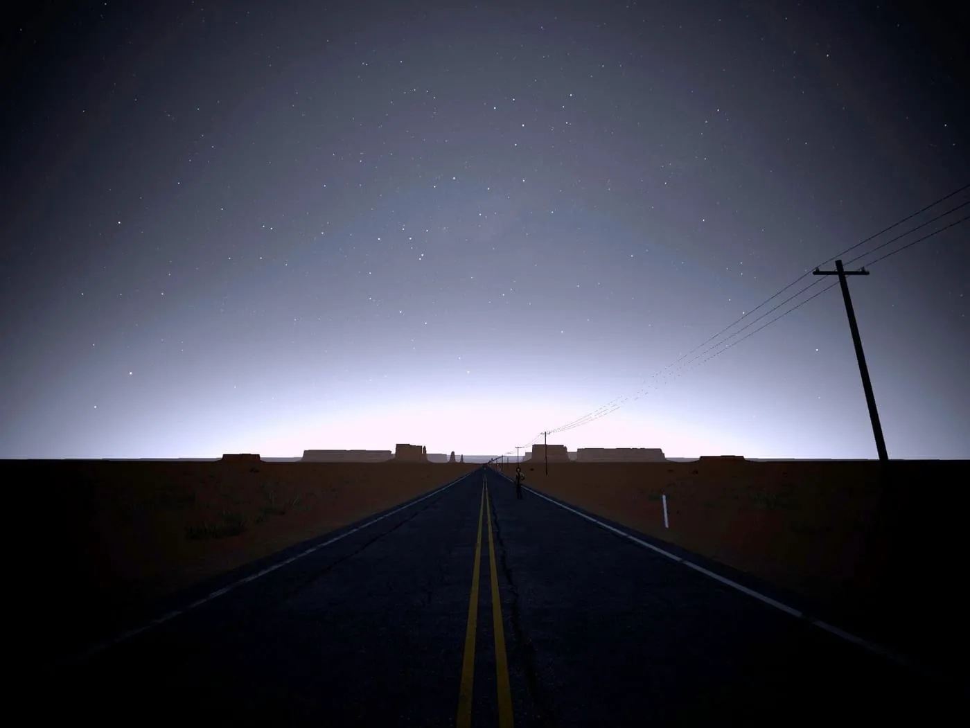 A mesma foto num céu Bortle 9: só as estrelas mais fortes